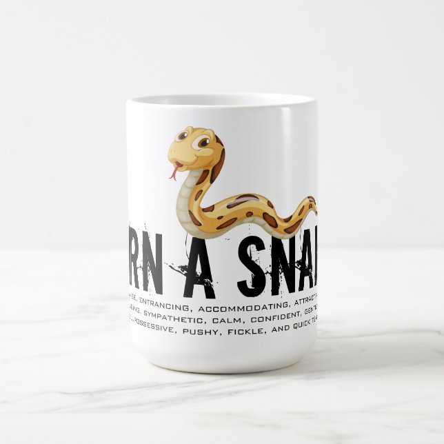 Taza De Café Nacido en el año de la serpiente (Centro)