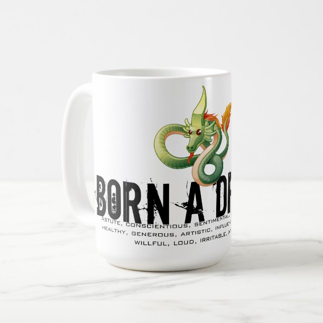Taza De Café Nacido en el año del dragón (Anverso izquierdo)