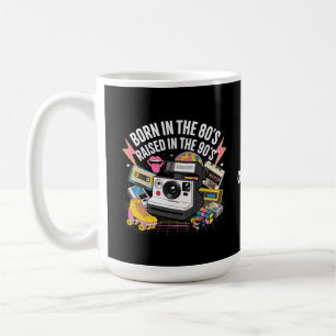 Taza De Café Nacido en la década de los 80 en la divertida cose