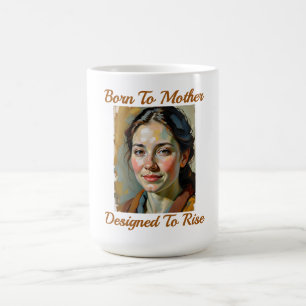 Taza De Café Nacido en la madre cita a Mug
