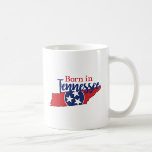 Taza De Café Nacido en los Símbolos Estatales de Tennessee, est