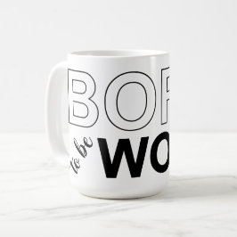 Taza De Café Nacido Para Estar Despierto