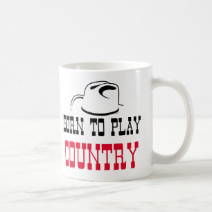Taza De Café Nacido para jugar al campo