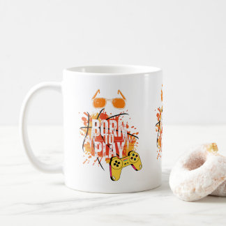 Taza De Café nacido para jugar juegos