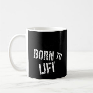 Taza De Café Nacido Para Levantar Gimnasio Constructor De Bodyb