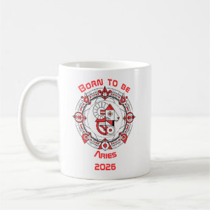 Taza De Café Nacido para ser Aries