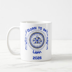 Taza De Café Nacido para ser Libra