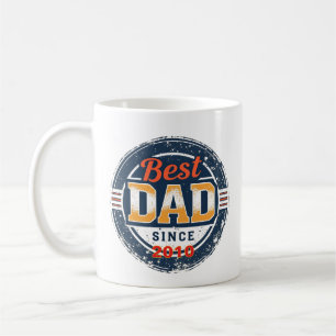 Taza De Café Nacido para ser papá - Mug de Año Personalizado