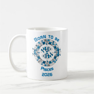 Taza De Café Nacido para ser Piscis