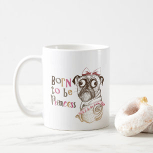 Taza De Café Nacido Para Ser Princesa Mug