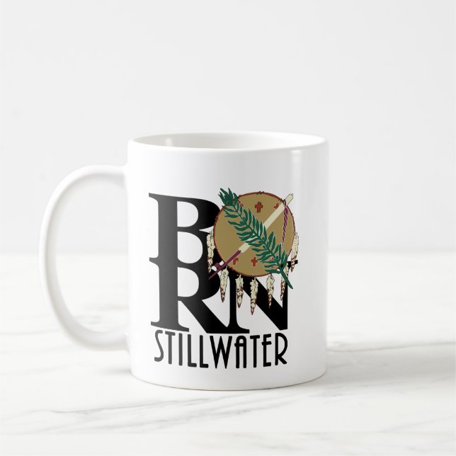Taza De Café NACIDO Stillwater Oklahoma 11oz (Izquierda)