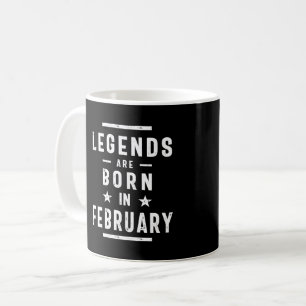Taza De Café Nacieron Leyendas De Regalo De Cumpleaños En Febre
