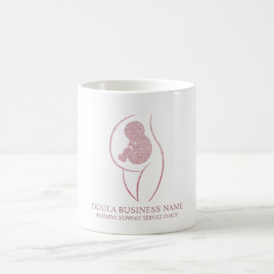 Taza De Café Nacimiento con Doula Rose Gold