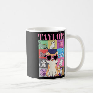 Taza De Café Nacimiento de gato personalizado de nombre de usua