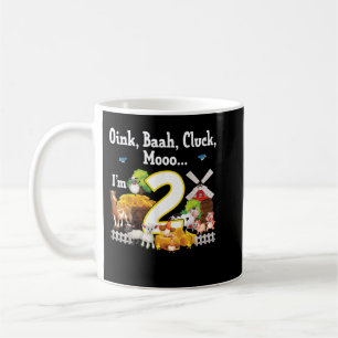 Taza De Café Nacimiento de granja de 2 años de edad Sonidos de