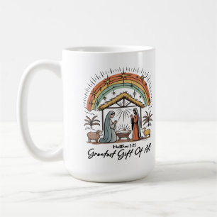 Taza De Café Nacimiento de Jesús María José Cristiano