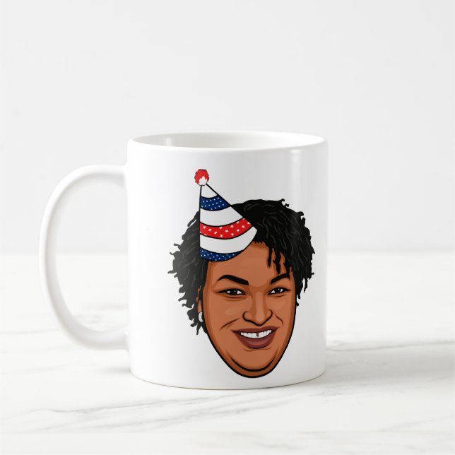 TAZA DE CAFÉ NACIMIENTO DE STACEY ABRAMS (Izquierda)