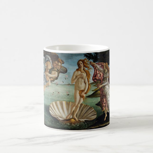 Taza De Café Nacimiento de Venus por Botticelli (Centro)