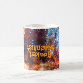 Taza De Café Nacimiento del científico de Rocket del cúmulo de