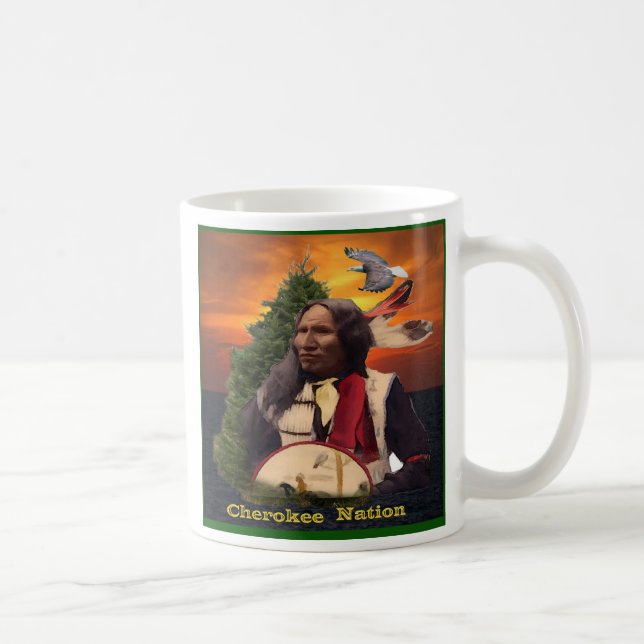 Taza De Café Nación cherokee (Derecha)