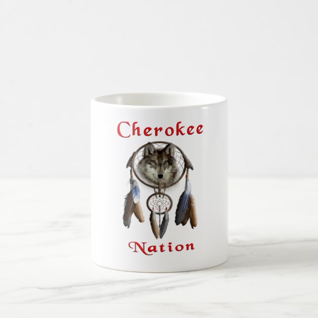 Taza De Café Nación india Cherokee (Centro)