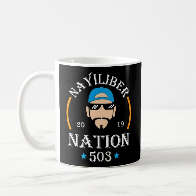 Taza De Café Nación Nayib Bukele Nayiliber 503 El Salvador (Izquierda)