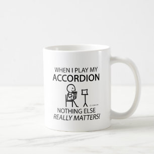 Taza De Café Nada acordeón otro de las materias