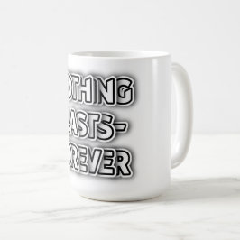 Taza De Café Nada dura para el Personalizable clásico negro