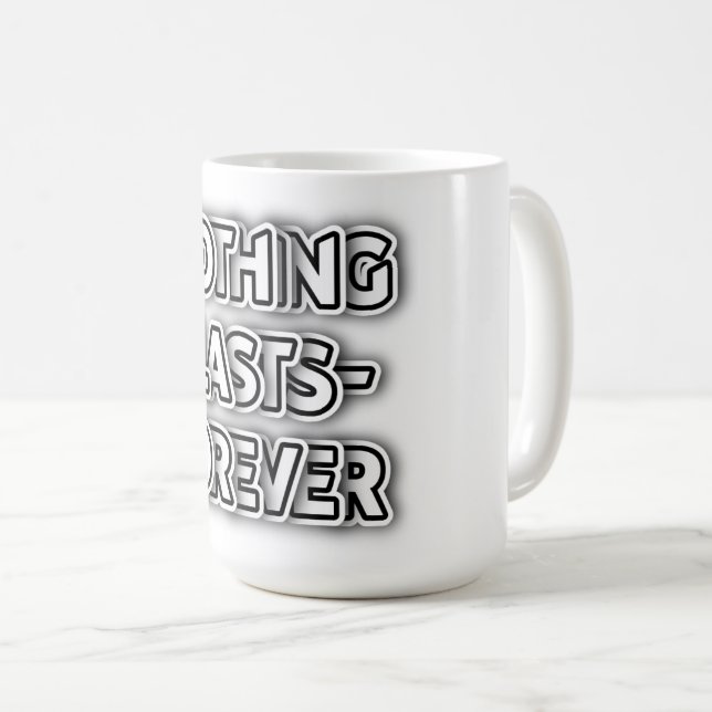 Taza De Café Nada dura para el Personalizable clásico negro (Anverso derecho)
