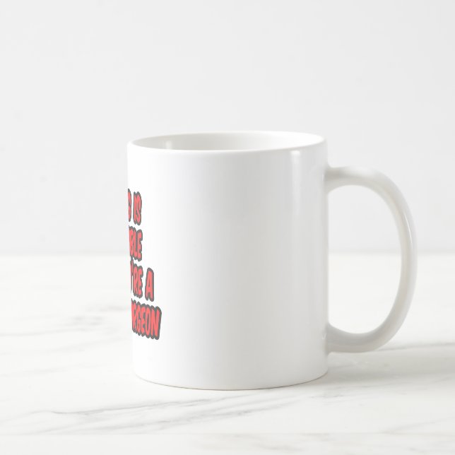 Taza De Café Nada Es Imposible... Cirujano Plástico (Derecha)