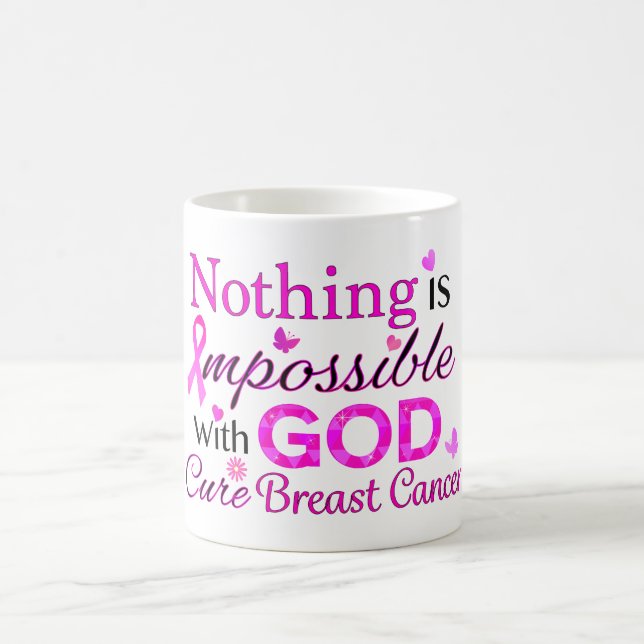 Taza De Café Nada es imposible con DIOS (Centro)