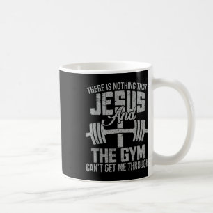 Taza De Café Nada Jesús Y El Gimnasio Christian Workou