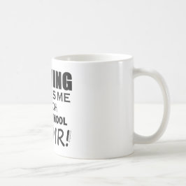 Taza De Café Nada me asusta la copia del coro de secundaria