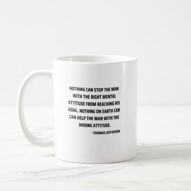 Taza De Café Nada Puede Ayudar A Una Actitud Equivocada - Thoma (Izquierda)