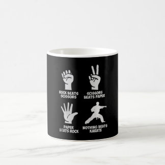 Taza De Café Nada puede vencer al regalo de Karate Personalizad