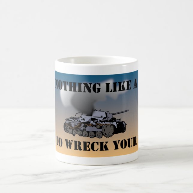 Taza De Café Nada tiene gusto de 12 para arruinar su día (Centro)