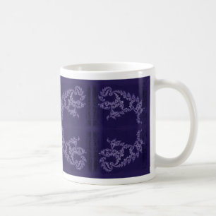 Taza De Café Nadador Lacey - Azul púrpura