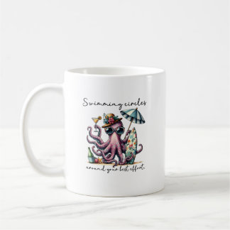 Taza De Café Nadando Círculos Alrededor de tu Pulpo de Mejores 