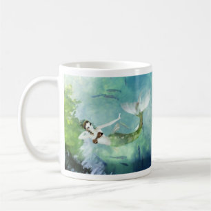 Taza De Café Nadando con Salmon Mug