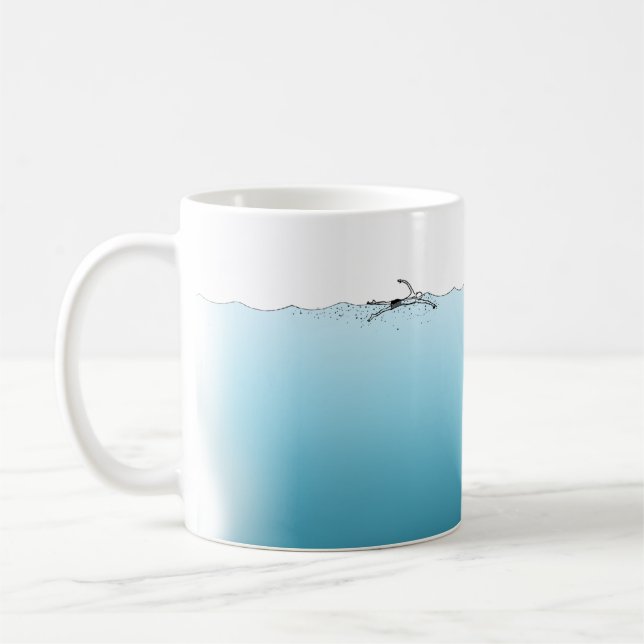 Taza De Café Nadando Voy (Izquierda)