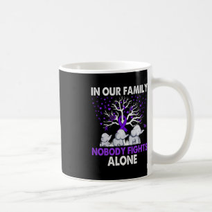 Taza De Café Nadie pelea solo con elefantes familiares Alzheime
