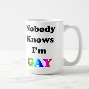 Taza De Café Nadie sabe que soy gay