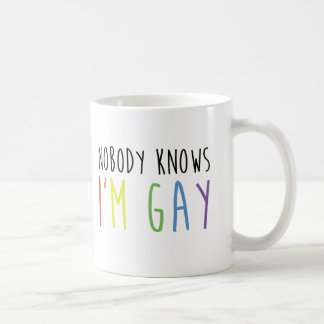 Taza De Café Nadie sabe que soy gay