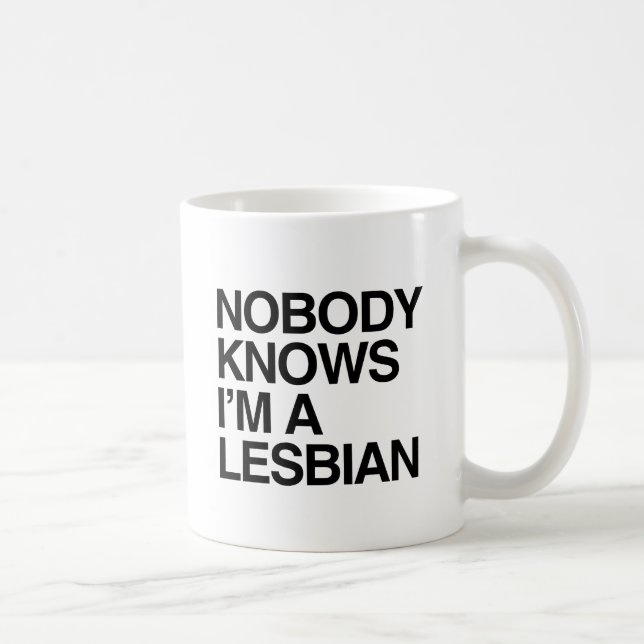 Taza De Café NADIE SABE que soy UNA LESBIANA - .png (Derecha)