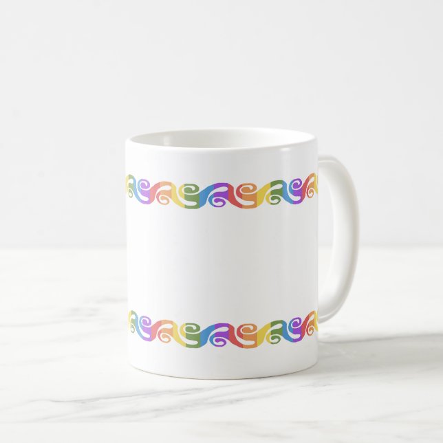 Taza De Café Nado Celta Rainbow La Tene (Anverso derecho)