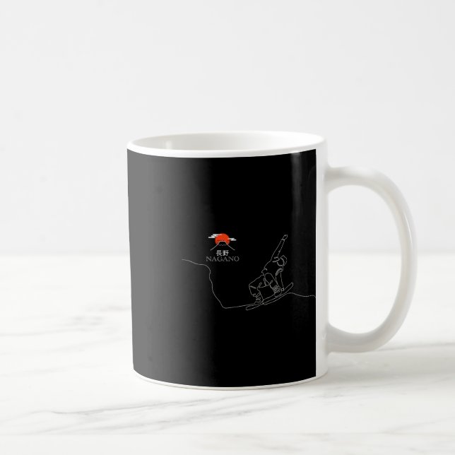 Taza De Café Nagano Snowboard (Derecha)