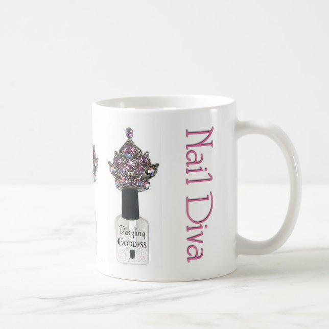Taza De Café Nail Polaco y Art Diva Mug (Derecha)