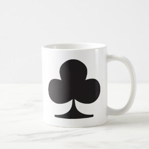 Taza De Café Naipe del juego del club del póker
