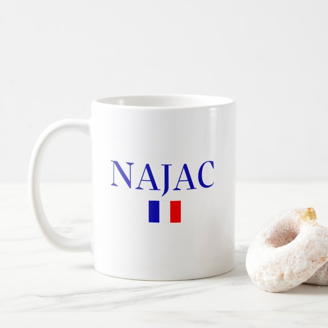 Taza De Café Najac Francia (Con donut)