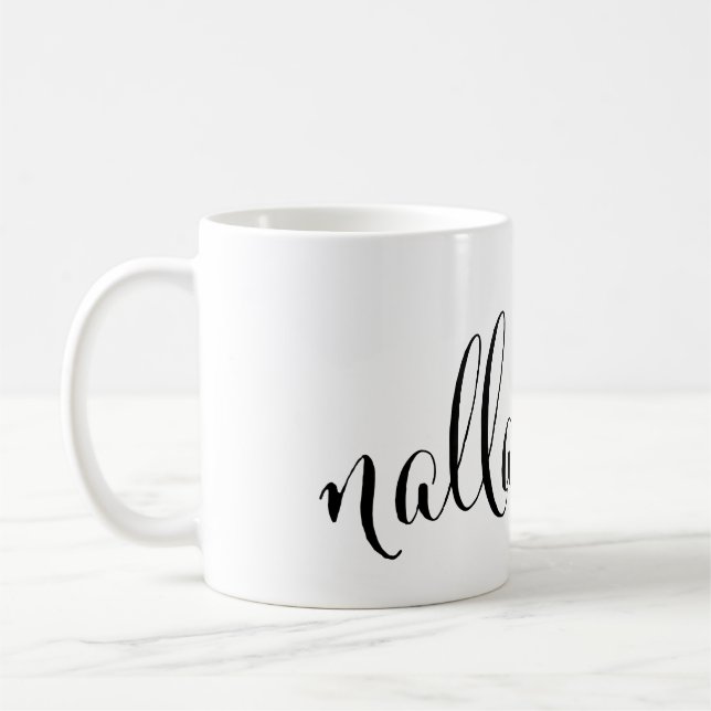 Taza De Café Nalla kālai Buenos días Tamil Mug (Izquierda)